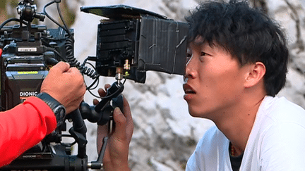 L'équipe de tournage de la série chinoise "Le crocodile et le pluvian"
 (France 3 Culturebox Capture d&#039;écran)