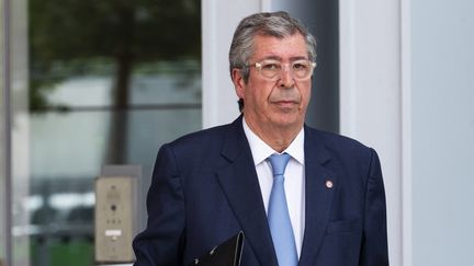 Patrick Balkany arrive au tribunal judiciaire de Paris, le 22 mai 2019. (AFP)