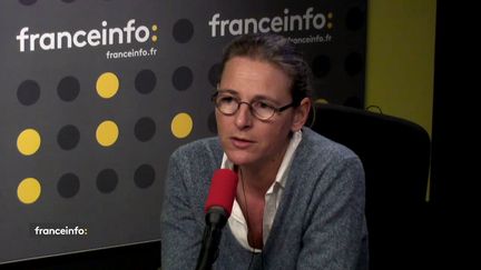 Karine Jacquemart, directrice générale de Foodwatch, était l'invtée de franceinfo le 28 novembre 2017.&nbsp; (FRANCEINFO / RADIOFRANCE)