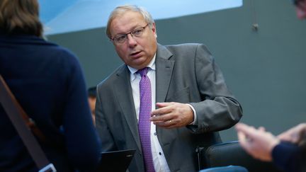 André Antoine,&nbsp;président du Parlement wallon, le 21 octobre 2016 (BRUNO FAHY / BELGA / AFP)