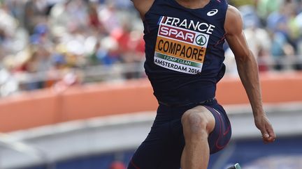 Le champion d'Europe du triple saut Benjamin Campaoré