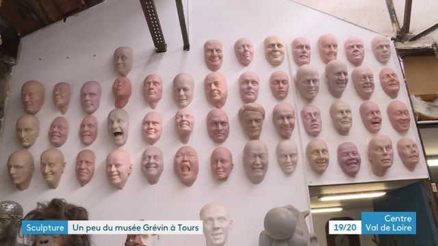 Stéphane Barret, l'un des sculpteurs du musée Grévin, ouvre les portes de son atelier