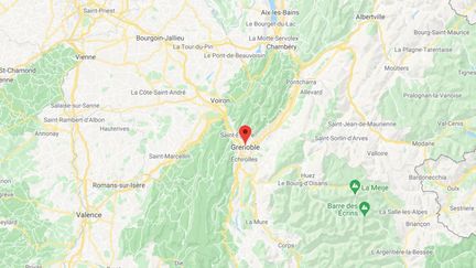 La commune de Grenoble en Isère.&nbsp; (GOOGLE MAPS / FRANCETV INFO)