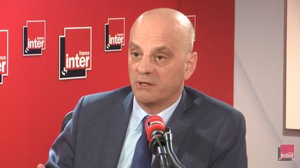 Le ministre de l'Éducation nationale Jean-Michel Blanquer, le 28 mars 2019 sur France Inter. (FRANCE INTER)