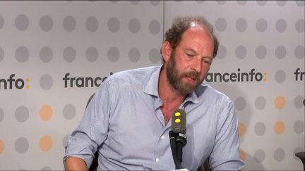 Olivier Guez, author of "Mesopotamia" guest of All audiences on September 18, 2024 (FRANCEINFO / RADIOFRANCE)