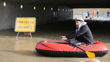 &nbsp; (Inondations à Bordeaux le 13 février 2016 © Maxppp)