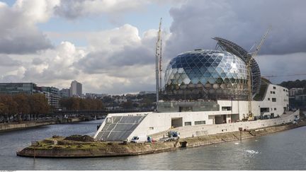 La Seine Musicale, construite sur l'île Seguin, a été inaugurée le 22 avril 2017
 (ROMUALD MEIGNEUX/SIPA)