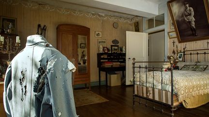 La chambre de Hubert Rochereau, restée intacte depuis sa mort au Front en 1918
 (GUILLAUME SOUVANT / AFP)