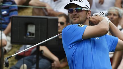 L'Autrichien Bernd Wiesberger, vainqueur de l'Open de France 2015 (DOMINIQUE FAGET / AFP)