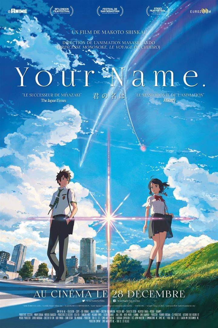 "Your Name" : l'affiche française
 (Eurozoom)