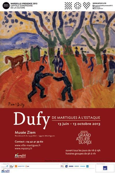 L'affiche de l'exposition Dufy à Martigues
 (DR)