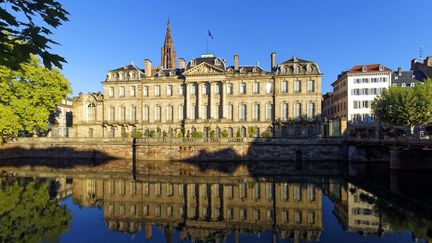 Le palais Rohan, qui abrite le musée des Beaux-Arts, le musée des Arts décoratifs et le Musée archéologique de Strasbourg (9 septembre 2020) (MATTES RENE / HEMIS.FR / HEMIS.FR)