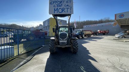 Farmers' demonstration in Limoges (Haute-Vienne) on January 19, 2024 (CÉDRIC HERMEL / FRANCE BLEU LIMOUSIN)