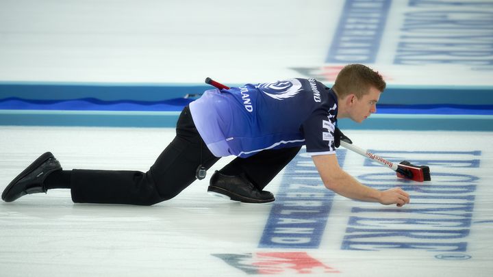 Le champion &eacute;cossais de curling&nbsp;Greg Drummond. (ALEXEI DANICHEV / RIA NOVOSTI)