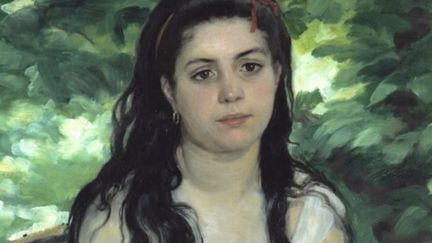 Portrait de Lise Thérot, qui fut la maîtresse de Renoir de 1865 à 1872. 
 (Staatliche Museen zu Berlin, Nationalgalerie / Jörg P.Anders)