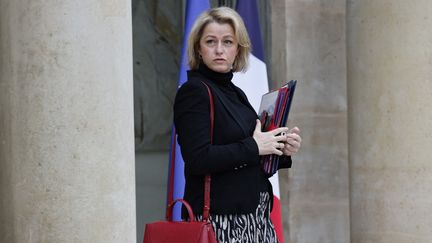 La ministre de la Transition écologique, Barbara Pompili, à l'Elysée, à Paris, le 15 décembre 2021. (LUDOVIC MARIN / AFP)