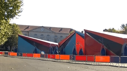 Le chapiteau du centre Pompidou mobile
 (France3/culturebox)