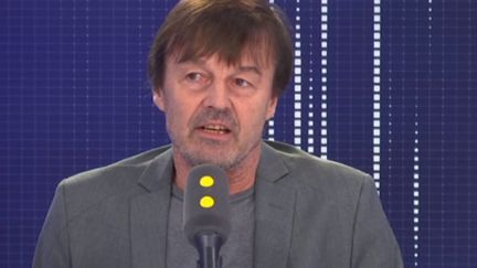 Nicolas Hulot, sur franceinfo, mercredi 29 janvier. (FRANCEINFO / RADIOFRANCE)