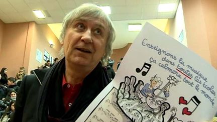 Plantu rencontre des lycéens de Bastia
 (capture d&#039;écran France 3 / Culturebox)