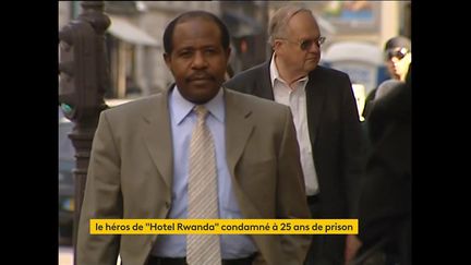 L’ancien hôtelier Paul Rusesabagina, qui avait inspiré le cinéma américain dans le film quasiment autobiographique «&nbsp;Hotel Rwanda&nbsp;», sorti en 2004, connaît des déboires judiciaires depuis le début de l’année. (FRANCEINFO)