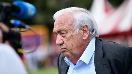 Marcel Campion&nbsp;lors d'une manifestation sur l'esplanade des Invalides, le 19 juin 2018, à Paris. (JULIEN MATTIA / NURPHOTO / AFP)