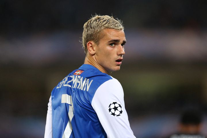 French international striker Antoine Griezmann during his visit to Real Sociedad, here against Shakhtar Donetsk, September 17, 2013. (MANUEL BLONDEAU / AOP PRESS)