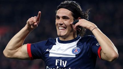 Edinson Cavani (PSG), buteur pour son retour