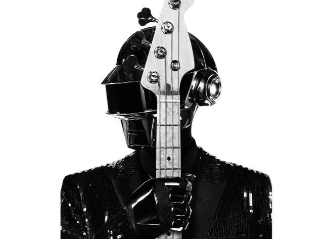 Costume de scène de Thomas dessiné par Hedi Slimane pour Daft Punk 2013.
 (Saint Laurent Music Project / Daft Punk )