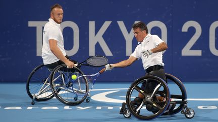 Nicolas Peifer et Stéphane Houdet, le 29 août 2021. (G.PICOUT / FRANCE PARALYMPIQUE)