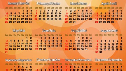 &nbsp; (Calendrier de l'année 2015 © Fotolia)