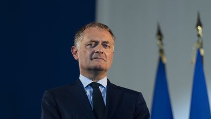 Philippe Juvin à&nbsp;Boulogne-Billancourt (Hauts-de-Seine), le 18 juin 2021. (SERGE TENANI / HANS LUCAS / AFP)