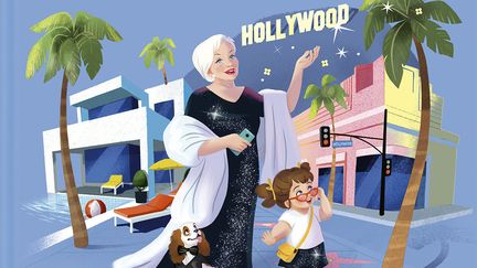 "Les aventures de Super Linette, à Hollywood", de L. Renaud et D. Lelait-Helo, illustré par Lelapain (Les Livres du Dragon d'or)