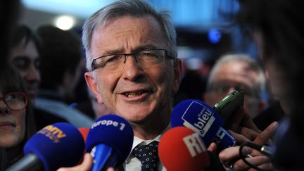 François Bonneau, le président sortant de la région Centre-Val de Loire, au soir du second tour des élections régionales, à Orléans, le 13 décembre 2015.&nbsp; (GUILLAUME SOUVANT / AFP)