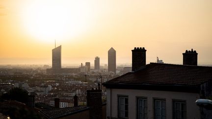 La ville de Lyon (Rhône), le 13 août 2021. (NICOLAS LIPONNE / HANS LUCAS)