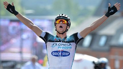 Zdenez Stybar (Omega-Pharma) a remporté la 7e et dernière étape du Tour du Benelux. (DAVID STOCKMAN / BELGA)