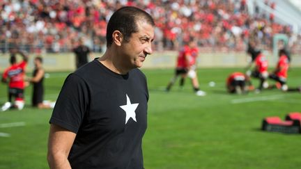 Le président du RCT, Mourad Boudjellal (BERTRAND LANGLOIS / AFP)