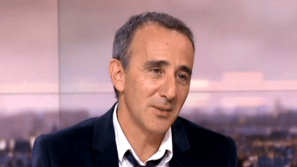 Elie Semoun sur le plateau de France 2, dimanche 26 octobre.&nbsp; ( FRANCE 2)