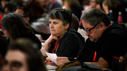 Céline Verzeletti, le 27 mars, à Cournon-d'Auvergne, Puy-de-Dôme. (JEFF PACHOUD / AFP)