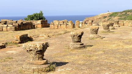 Impossible d'évoquer Tipasa sans citer Camus. «Au printemps, Tipasa est habitée par les dieux et les dieux parlent dans le soleil et l’odeur des absinthes, la mer cuirassée d’argent, le ciel bleu écru, les ruines couvertes de fleurs et la lumière à gros bouillons dans les amas de pierre…», écrit Albert Camus dans Noces à Tipasa.  (Frédéric Soreau / Photononstop )