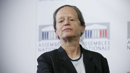 La députée européenne socialiste Pervenche Berès en visite à l'Assemblée nationale à Paris, le 10 juillet 2014. (THOMAS PADILLA / MAXPPP)