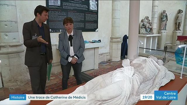 L'effigie funéraire de Catherine de Médivcis exposée à Blois