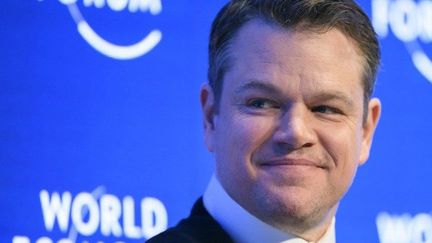 Matt Damon au Forum de Davos en 2017
 (FABRICE COFFRINI / AFP)