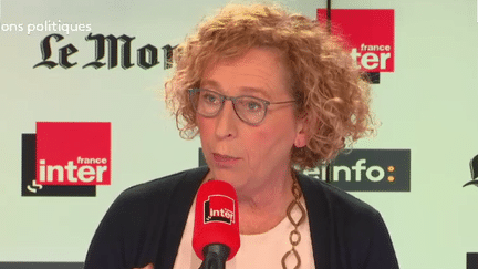 Muriel Pénicaud, ministre du Travail, sur franceinfo, le 14 octobre 2018. (FRANCEINFO)