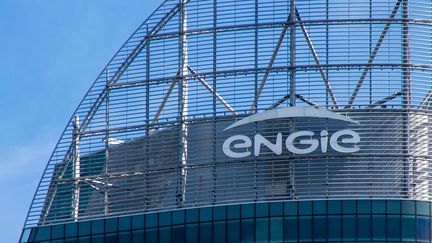 Les bureaux du groupe Engie à La Défense, près de Paris, le 14 juillet 2022. (MAEVA DESTOMBES / HANS LUCAS / AFP)