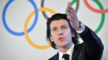 Le directeur exécutif des Jeux au sein du Comité international olympique (CIO)&nbsp;Christophe Dubi, le 6 décembre 2017, à Lausanne (Suisse). (FABRICE COFFRINI / AFP)