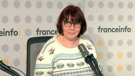 Agnès Giannotti, présidente du syndicat MG France, invitée de franceinfo mardi 14 février (FRANCEINFO / RADIOFRANCE)