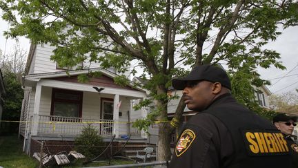 La maison des fr&egrave;res Castro, &agrave; Cleveland (Ohio, Etats-Unis),&nbsp;le 7 mai 2013. (TONY DEJAK / AP / SIPA)