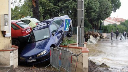 &nbsp; (Inondations dans les Pyrénées-Orientales le 30 novembre 2014©MAXPPP)