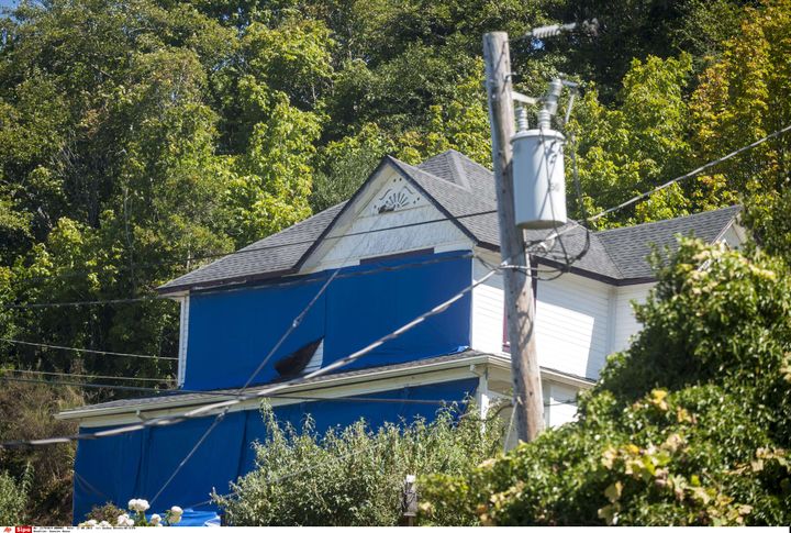 La maison aper&ccedil;ue dans le film "Les Goonies" (1985), le 17 ao&ucirc;t 2015, &agrave; Astoria (Oregon, Etats-Unis). (JOSHUA BESSEX / AP / SIPA)