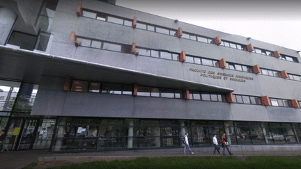 L'entrée de la faculté de droit Lille 2 (Nord). (GOOGLE STREET VIEW / FRANCEINFO)